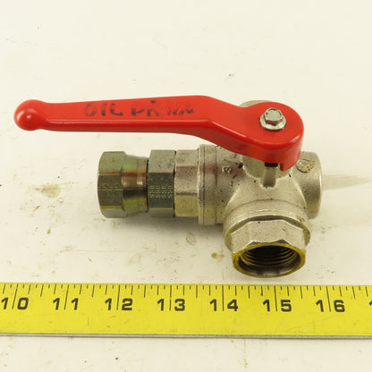 3/4" NPT Stainless Steel 3 Way Manual Valve
