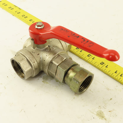 3/4" NPT Stainless Steel 3 Way Manual Valve
