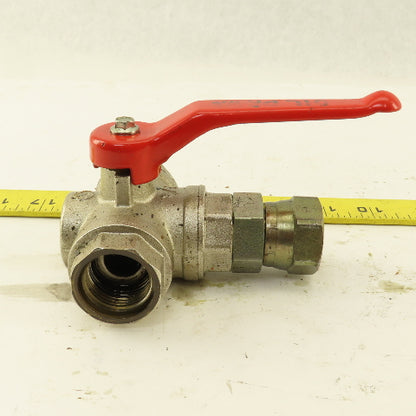 3/4" NPT Stainless Steel 3 Way Manual Valve
