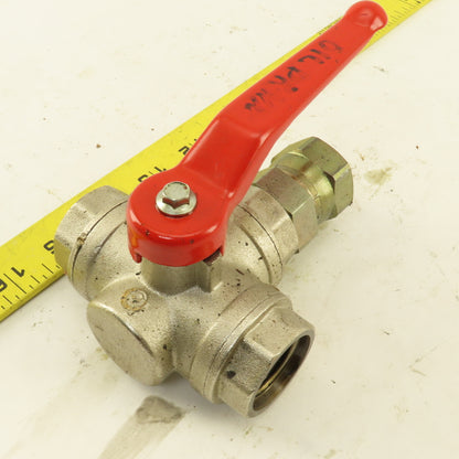 3/4" NPT Stainless Steel 3 Way Manual Valve