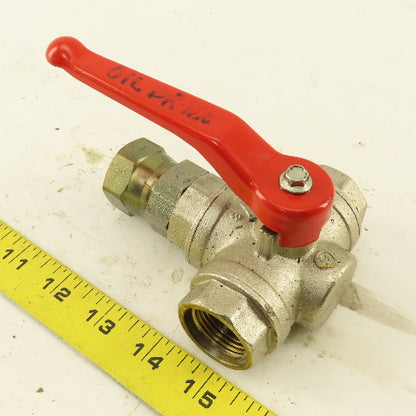 3/4" NPT Stainless Steel 3 Way Manual Valve