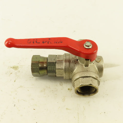 3/4" NPT Stainless Steel 3 Way Manual Valve