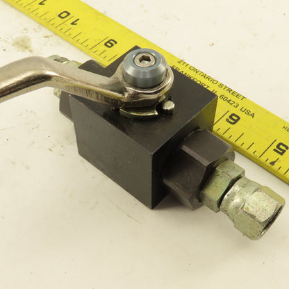 3/8" NPT Manual Hydraulic Valve 6000psi