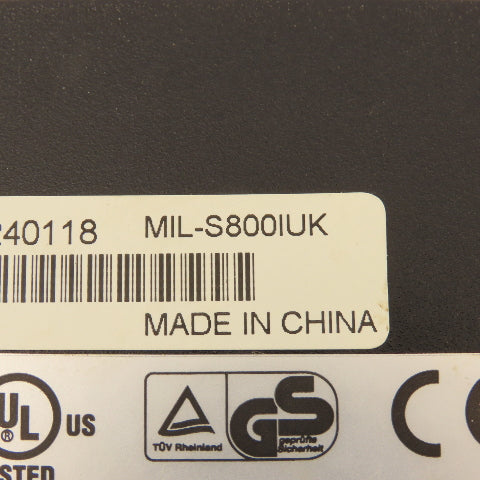 MiLAN MIL-S800IUK 8 Port Ethernet Switch 100Mbps 100-240VAC European Cord