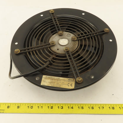 EBM W4S200-CI04-05 Cabinet Cooling Fan 230V 50/60Hz 11" 1370/1580 RPM