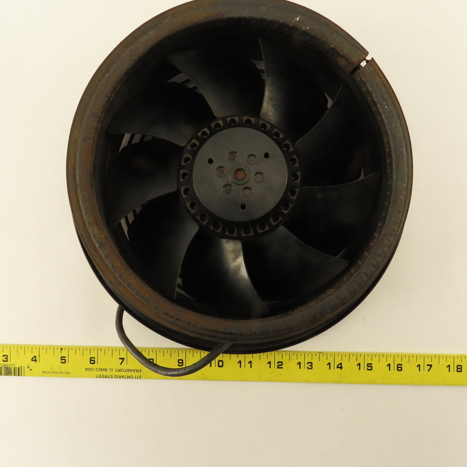 EBM W4S200-CH04-05 Cabinet Cooling Fan 230V 50/60Hz 11" 1370/1580 RPM