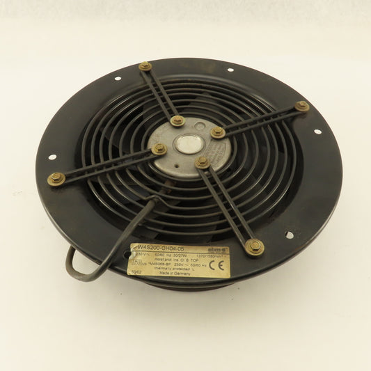 EBM W4S200-CH04-05 Cabinet Cooling Fan 230V 50/60Hz 11" 1370/1580 RPM