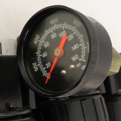 Speedair 3JV21 3/8" NPT FRL Filter Regulator Lubricator Assembly