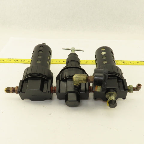 Speedair 3JV21 3/8" NPT FRL Filter Regulator Lubricator Assembly