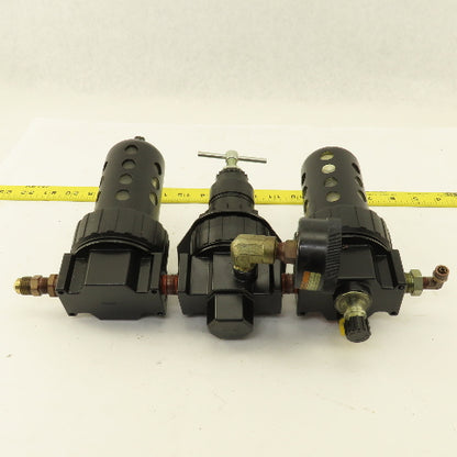 Speedair 3JV21 3/8" NPT FRL Filter Regulator Lubricator Assembly