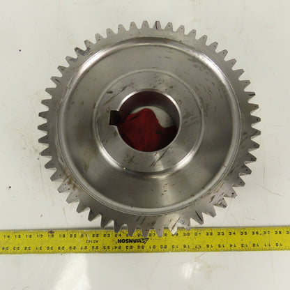 17-5/8" OD x 4" Wide Spur Gear 5" Bore 1-1/2" Pitch 51 Tooth