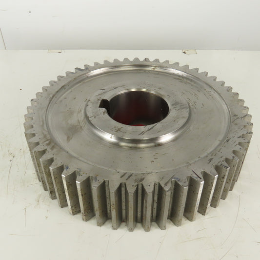 17-5/8" OD x 4" Wide Spur Gear 5" Bore 1-1/2" Pitch 51 Tooth