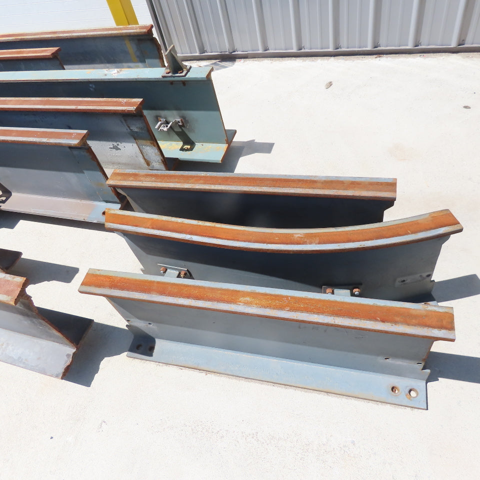 16" x 3-1/2" I Beam Monorail Overhead Hoist Rail Underhung 658 Total Feet