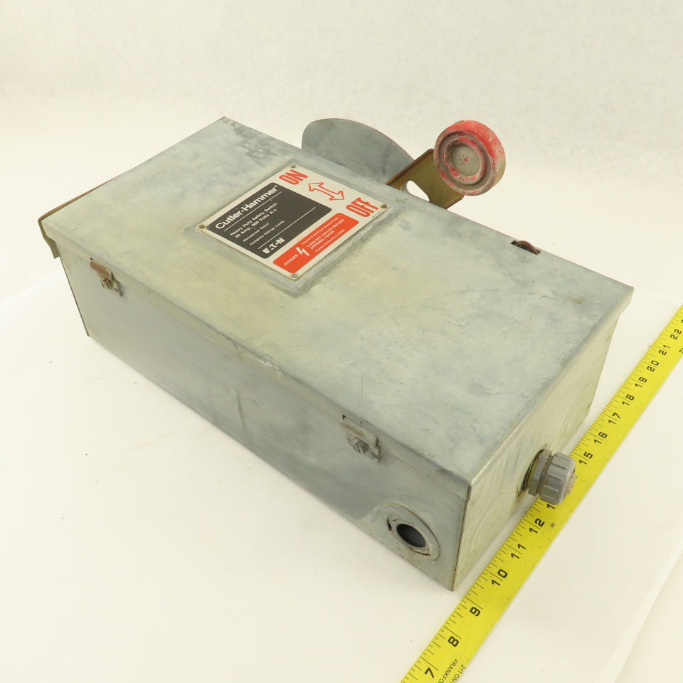 Cutler Hammer DH361URK 600V 30A 3 Pole Non Fused Safety Disconnect