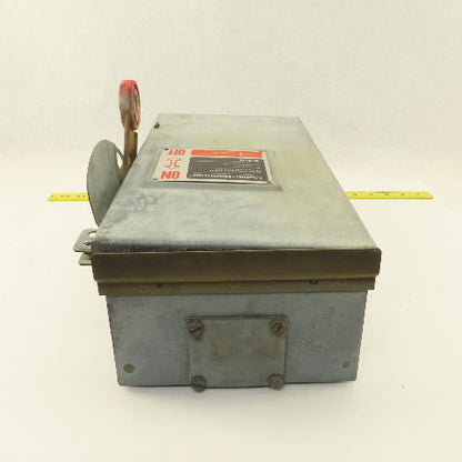 Cutler Hammer DH361URK 600V 30A 3 Pole Non Fused Safety Disconnect