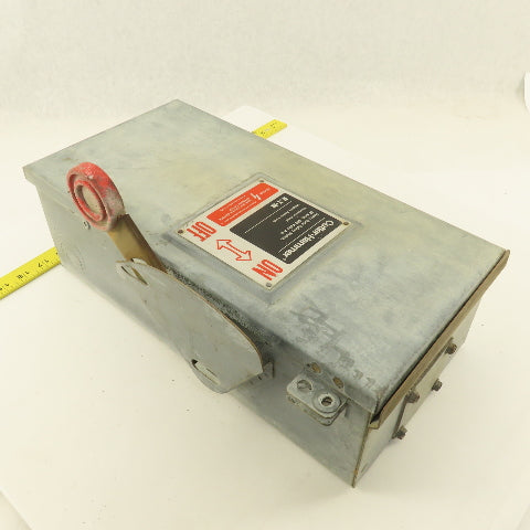 Cutler Hammer DH361URK 600V 30A 3 Pole Non Fused Safety Disconnect