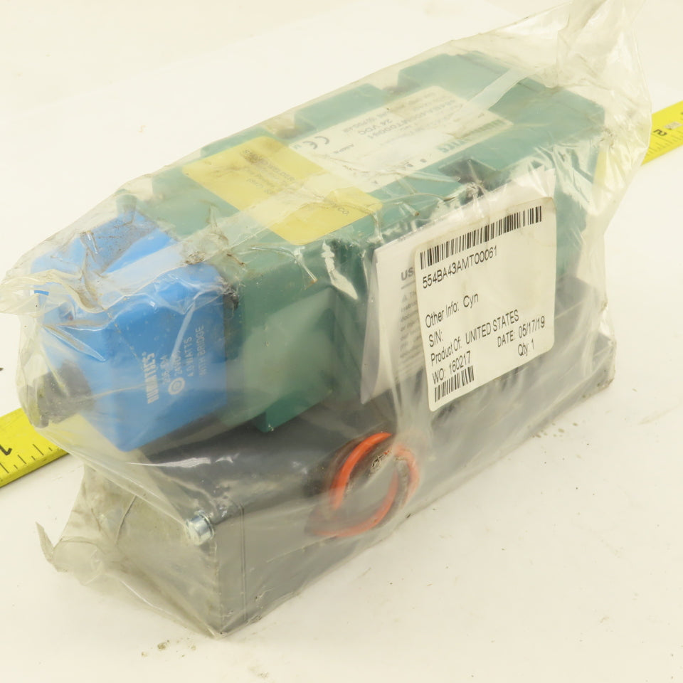 Numatics 554BA43AMT00061 2 Way Hydraulic Directional Control Valve 24V Coil
