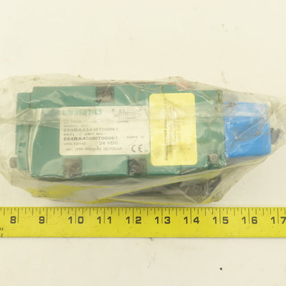 Numatics 554BA43AMT00061 2 Way Hydraulic Directional Control Valve 24V Coil