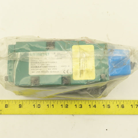 Numatics 554BA43AMT00061 2 Way Hydraulic Directional Control Valve 24V Coil