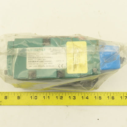 Numatics 554BA43AMT00061 2 Way Hydraulic Directional Control Valve 24V Coil