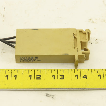 Lutze LRC-M12-0490/IS Din Rail Mount AC Motor Suppressor Module 30kW 3 Pole 500V