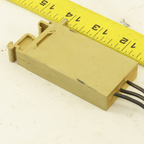 Lutze LRC-M12-0490/IS Din Rail Mount AC Motor Suppressor Module 30kW 3 Pole 500V