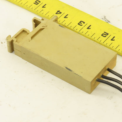 Lutze LRC-M12-0490/IS Din Rail Mount AC Motor Suppressor Module 30kW 3 Pole 500V