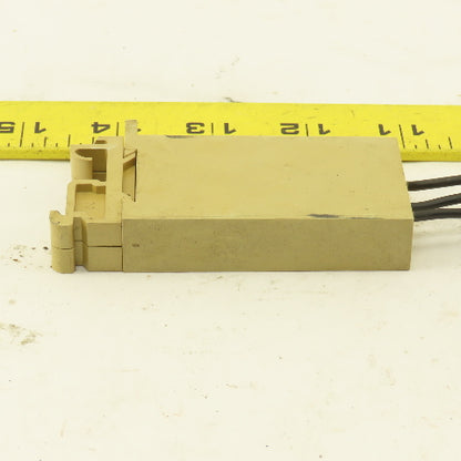 Lutze LRC-M12-0490/IS Din Rail Mount AC Motor Suppressor Module 30kW 3 Pole 500V