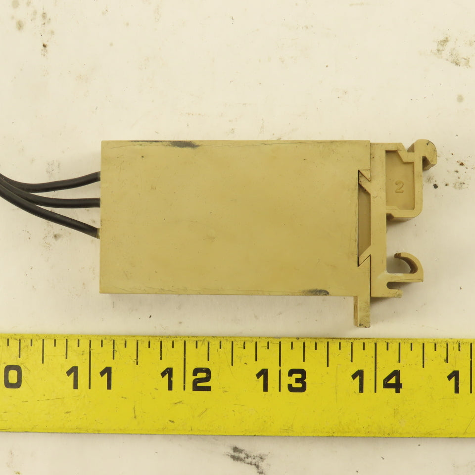 Lutze LRC-M12-0490/IS Din Rail Mount AC Motor Suppressor Module 30kW 3 Pole 500V