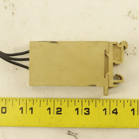 Lutze LRC-M12-0490/IS Din Rail Mount AC Motor Suppressor Module 30kW 3 Pole 500V