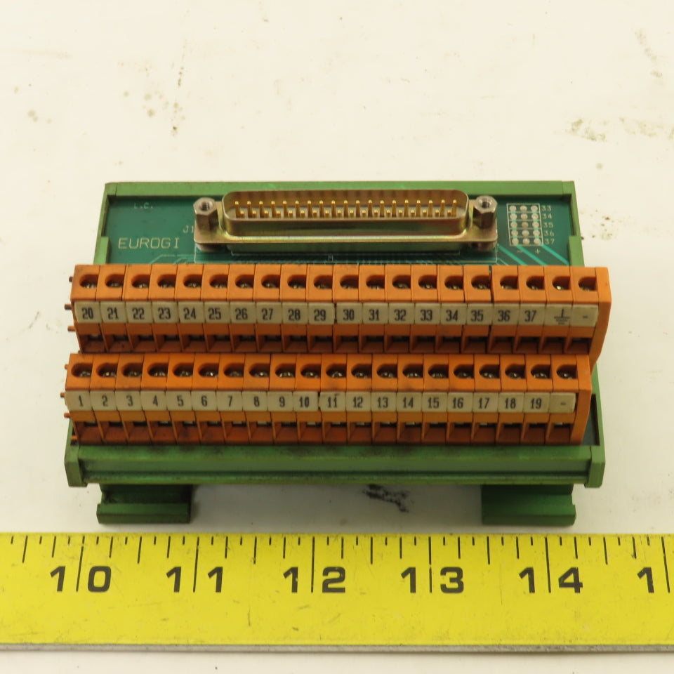 Eurogi 21E013848 Male 37 Pin Ribbon Cable Interface Terminal Board