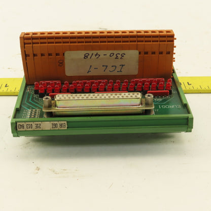 Eurogi 21E013843 Female 37 Pin Ribbon Cable Interface Terminal Board