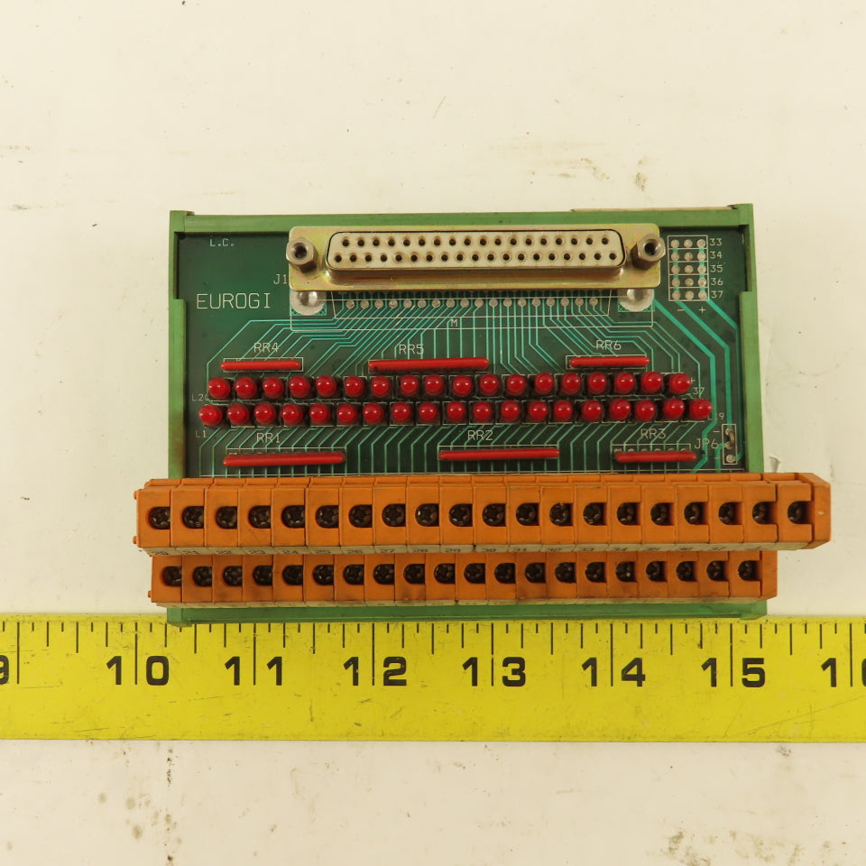 Eurogi 21E013843 Female 37 Pin Ribbon Cable Interface Terminal Board