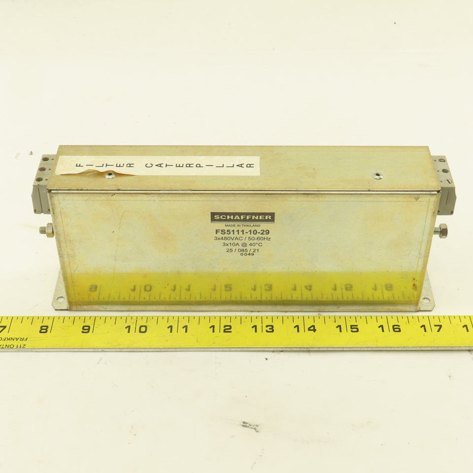 Schaffner FS5111-10-29 480V 3 Pole Noise Filter 50/60Hz