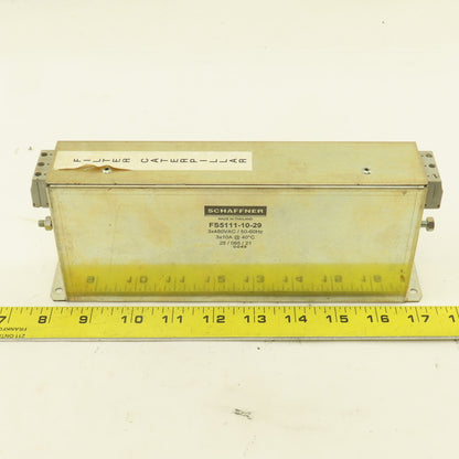 Schaffner FS5111-10-29 480V 3 Pole Noise Filter 50/60Hz