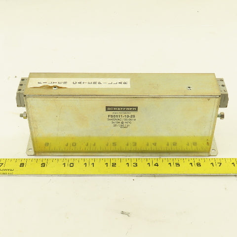 Schaffner FS5111-10-29 480V 3 Pole Noise Filter 50/60Hz