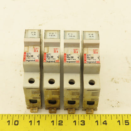 Legrand 05808 500V 32A Single Pole Fuse Holder Lot Of 4