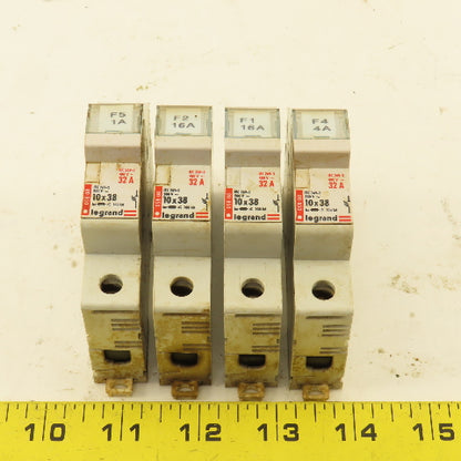 Legrand 05808 500V 32A Single Pole Fuse Holder Lot Of 4