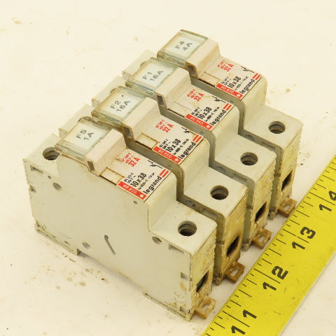 Legrand 05808 500V 32A Single Pole Fuse Holder Lot Of 4