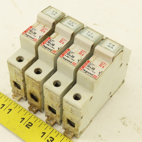 Legrand 05808 500V 32A Single Pole Fuse Holder Lot Of 4