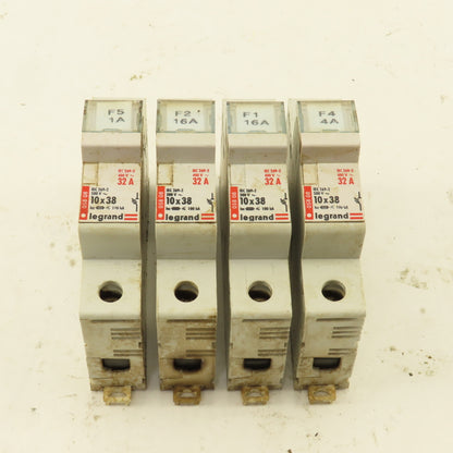 Legrand 05808 500V 32A Single Pole Fuse Holder Lot Of 4