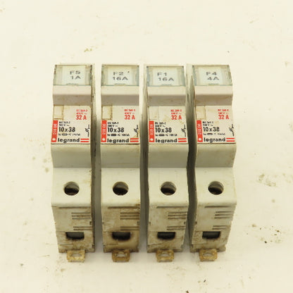 Legrand 05808 500V 32A Single Pole Fuse Holder Lot Of 4