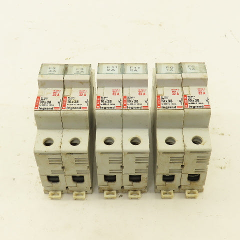 Legrand 05808 500V 32A Single Pole Fuse Holder Lot Of 6