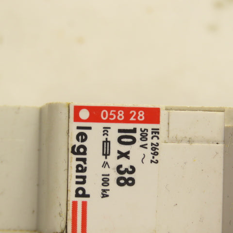 Legrand 05828 500V 10x38 2 Pole Fuse Holder Lot Of 3