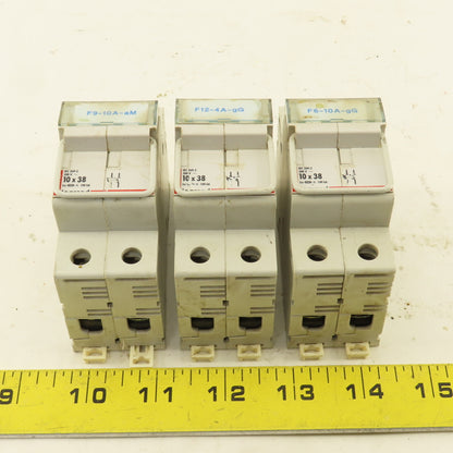 Legrand 05828 500V 10x38 2 Pole Fuse Holder Lot Of 3