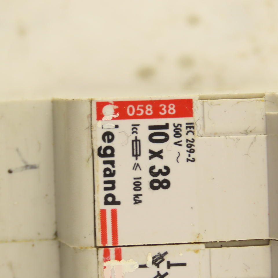 Legrand 05838 500V 10x38 3 Pole Fuse Holder Lot Of 2