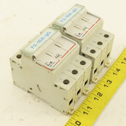 Legrand 05838 500V 10x38 3 Pole Fuse Holder Lot Of 2