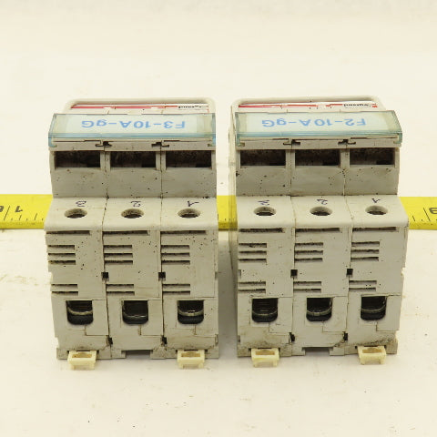 Legrand 05838 500V 10x38 3 Pole Fuse Holder Lot Of 2