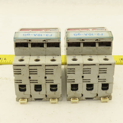 Legrand 05838 500V 10x38 3 Pole Fuse Holder Lot Of 2