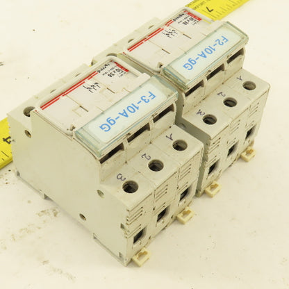 Legrand 05838 500V 10x38 3 Pole Fuse Holder Lot Of 2